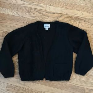 Vintage Mohair Blend Cardigan Lydia Jane Ltd size small black